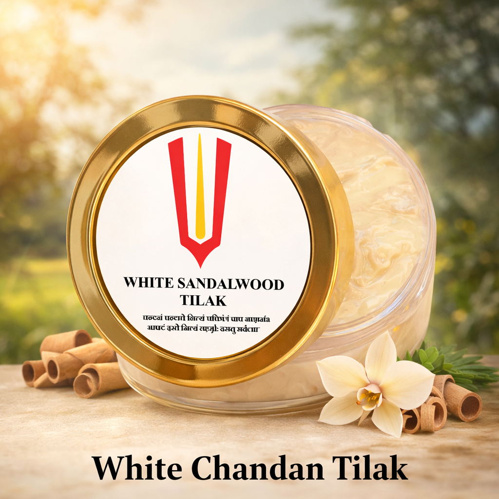 White Chandan Tilak