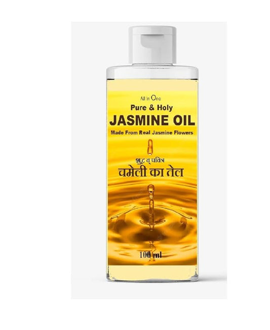 Spiritual Shopping 100ML Precious Shudh Jasmin Oil (Chameli ka Tel) – Perfect for Hanuman Pooja, Rituals, and Daily God Worship Uses only